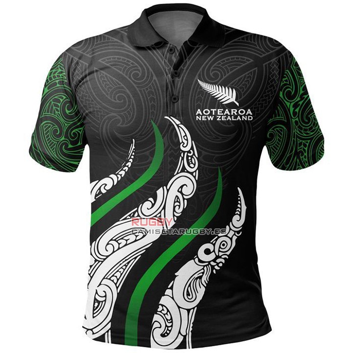 Camiseta Polo All Blacks Rugby 2021 Indigena
